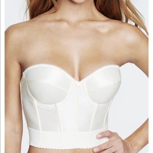 34D Ivory Dominique Backless Balconet Bridal Bra